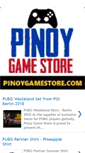 Mobile Screenshot of pinoygamestore.com